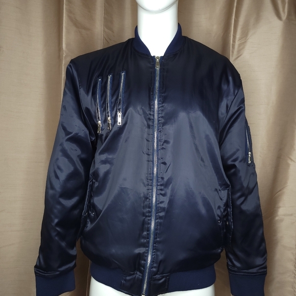 Men's Imperious Original Apparel Zipper Front Jacket - Size: 2X - Blue/Orange - Picture 2 of 9